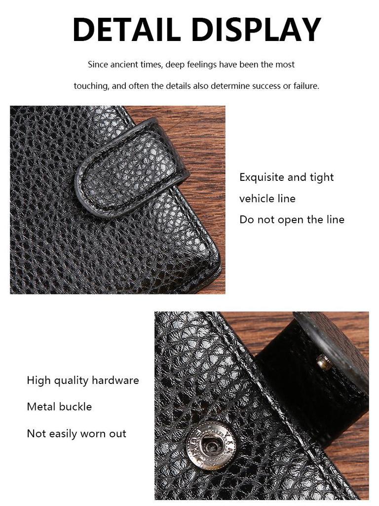 Men's PU Leather Multifunctional Wallet & Coin Purse