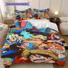 Anime Luffy Soft Comfortable Duvet Cover, Children's Bedding Set Gift, Extra Large Size, Various Sizes Available LXR143