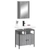 VidaXL 2 Pcs Bathroom Furniture Set Sonoma Grey, Bathroom Cabinet, Bath Cabinet, Vanity Unit of 3214778