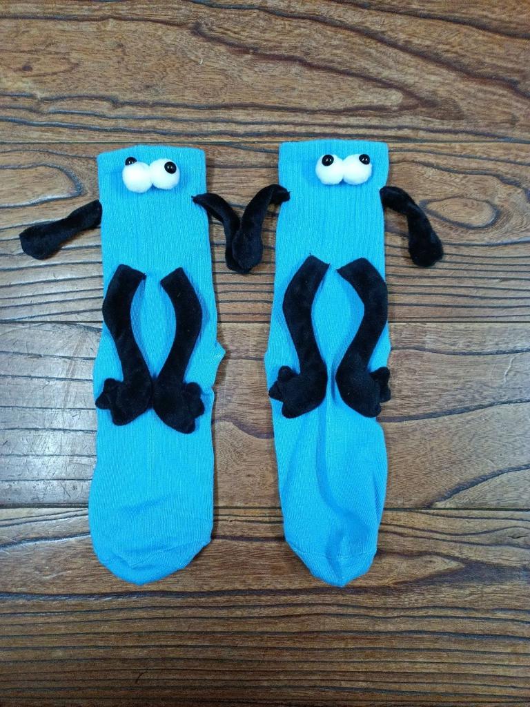 Cute funny lady tube socks magnet magnet fashion couple hand socks