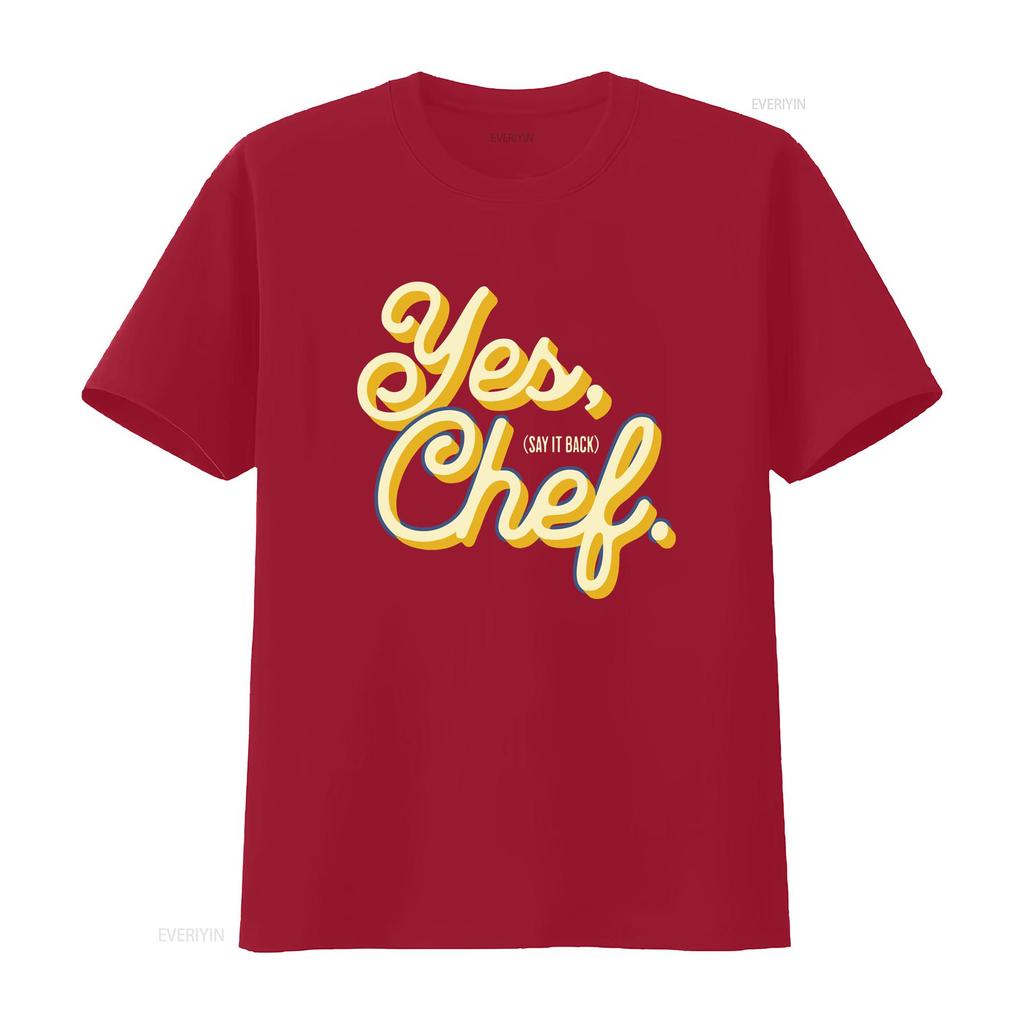 Ja Chef T-Shirt Inspiriert von der TV-Serie The Bear Vintage Gewaschen Bequem Stilvoll Lässig Streetwear Dehnbar Unisex Herren