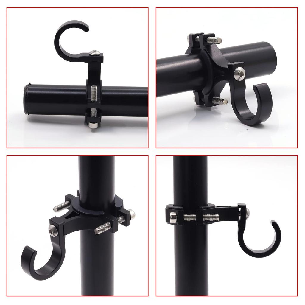 X-STYLE Haken, Fahrradhaken, Helmhaken, 0,9 Zoll (22 mm), Universelle Nutzung, Motorrad