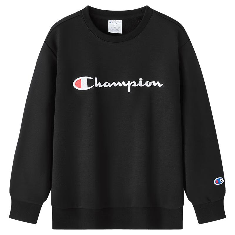 Champion Kids' Classic Logo Embroidered Fleece Crewneck Sweatshirt