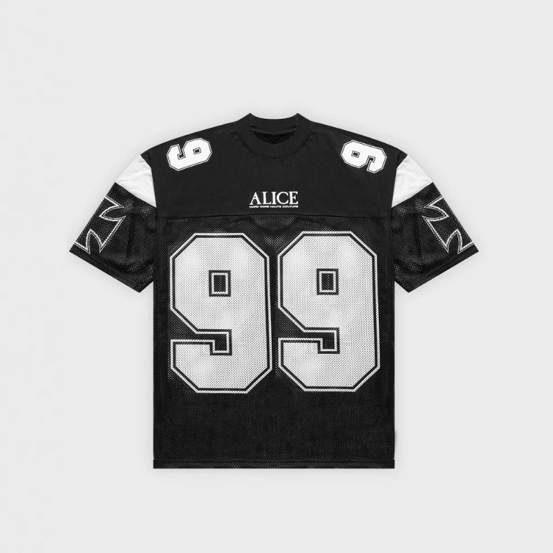 

Европейская и американская летняя спортивная футболка с цифровой печатью Y2K S чёрный