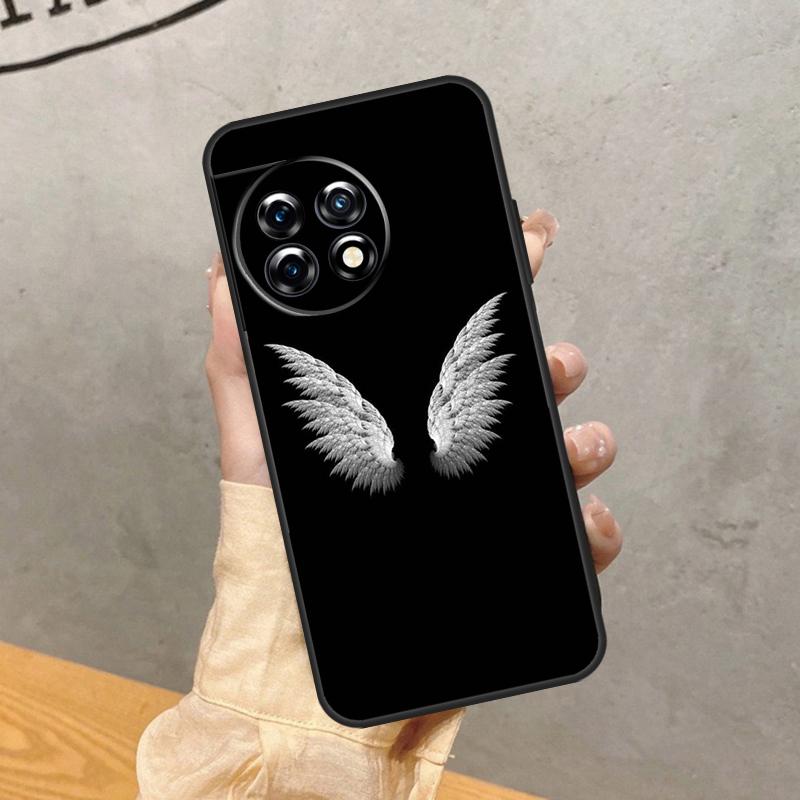 Wings Angel Devil Case For OnePlus 8 9 10 Pro 15 15R 13 R 12 11 13T 10T 8T Nord CE 5 2 3 4 Lite N20 N30 Cover