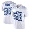 Nuova Maglia Buffalo Bills #17 Josh Allen da Uomo Bianca Scollo a V Nome Numero Manica Corta Maglia Sportiva da Gioco per Tifosi Abbinamento Famigliare