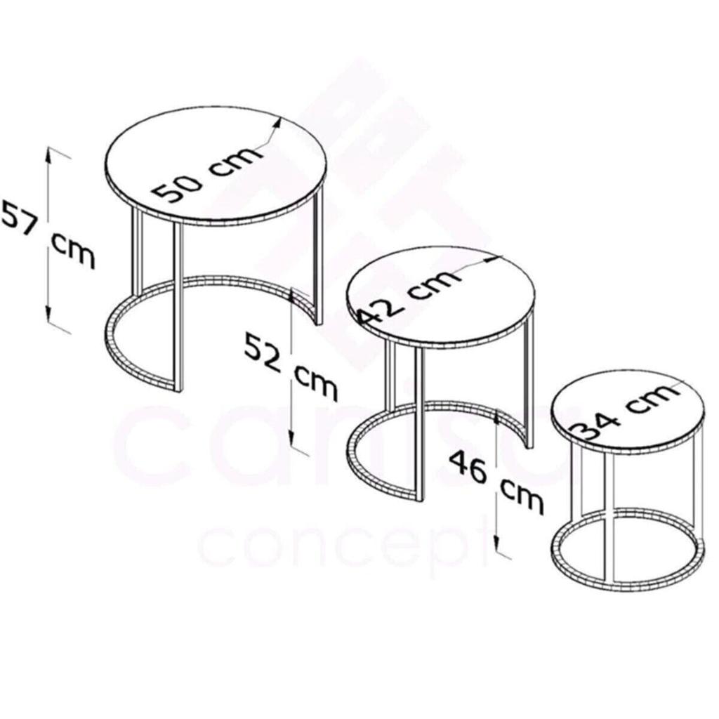 Kuldne metallist 3 tk. pesalaud pronksist peegeldiivanilaud elutuppa kodu kontorimööbli tarvikud ja luksuskaunistus