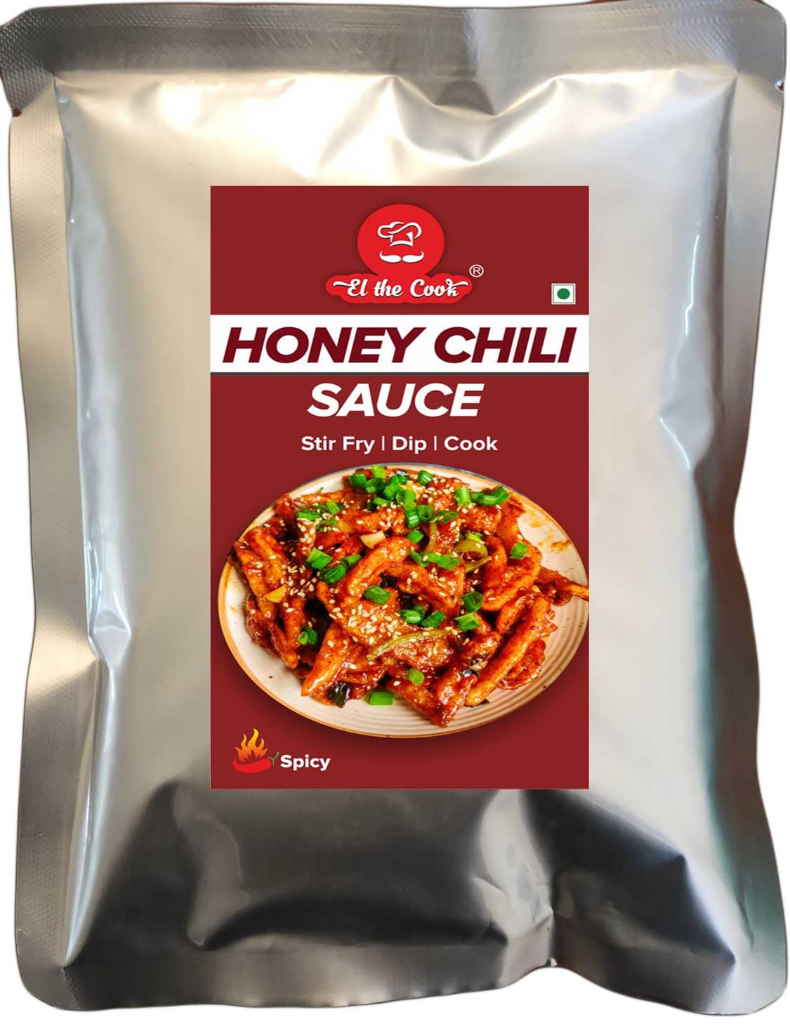 

EL The Cook Honey Chili Sauce | Bulk 1 kg pack for Restaurants & Cloud Kitchens | For Stir Fry, Dipping & Cooking | Honey Chili Potato, Chicken,
