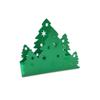 Vertical Christmas Tree Shaped Napkin Holder Hollow-Out Stainless Steel Napkin Stand Decorative Rustproof Napkin Storage Rack
