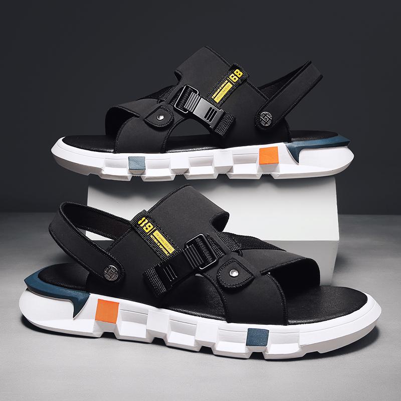 Fashion PARZIVAL Men Sandals Summer Casual Sandals Holiday Beach Sandals Men Shoes Outdoor Male Retro Comfortable Men Sneakers 2024 New