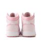 DQ8423-600 Nike GS Air Jordan 1 Mid Pearl Pink White Medium Soft Pink