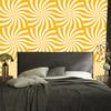 Hippie Gold Background Wallpaper for Living Room and Bedroom 50x1000