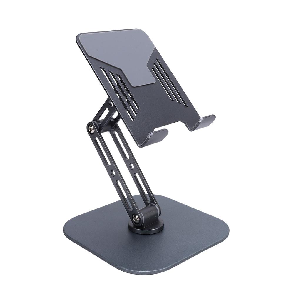 Desk Tablet Stand   Foldable 360 degrees  Rotating Metal Desk Tablet Hold  for Cell Phone