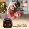 Intelligent full-body Temperature foot massager, with multiple strength settings, suitable for most foot sizes, EU adapter, the ideal gift for elders