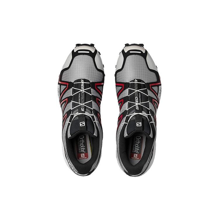SALOMON Speedcross 3 Adv Breathable Comfortable Mesh Slip-Resistant Durable Low-Top Running Shoes Unisex Running Shoes Alloy-Gray 412525