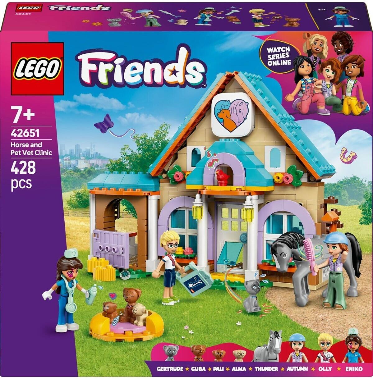 

LEGO конструктор дом Friends – Ветеринарная хирургия для лошадей и домашних животных (42651)