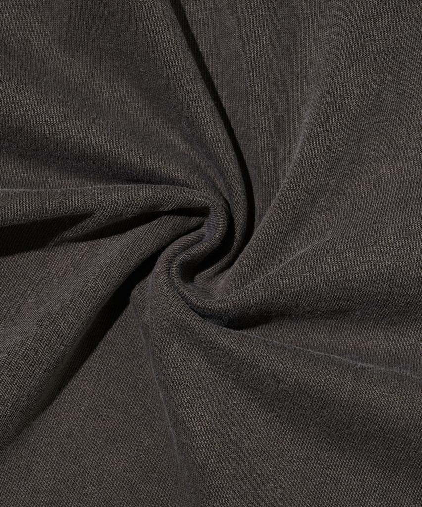 OTHERFITS Pigment Plain Crop Short Sleeve Tee (Brown)