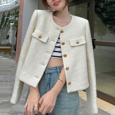 Herbst Frühling Damen Mantel Einreihig Lange Ärmel Einfarbig Strickjacke Lose OL Pendler Stil Dating Shopping Jacke