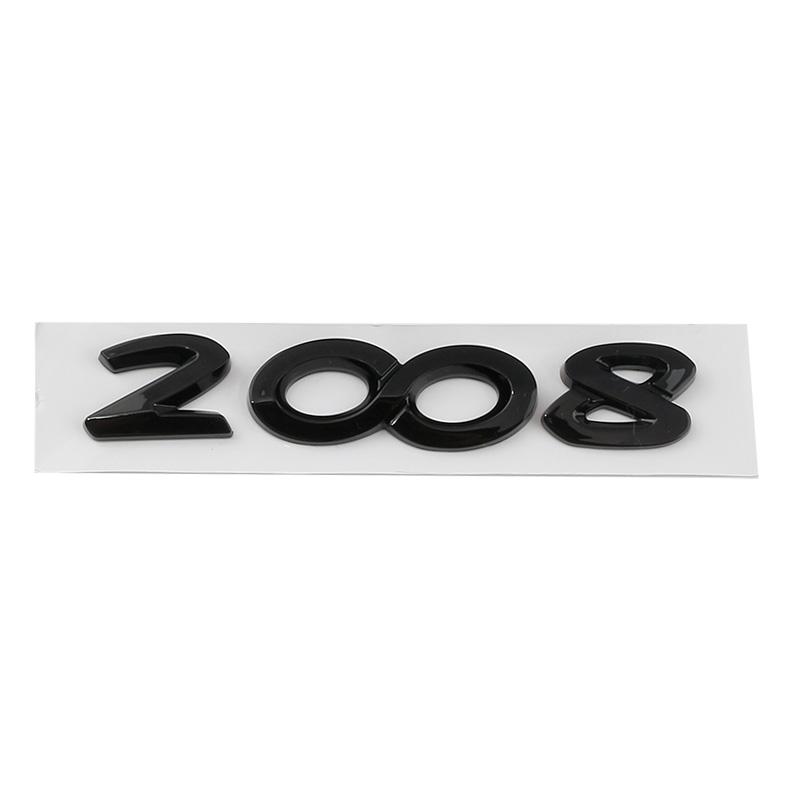 Car Rear Trunk Boot Letters Words Logo Replace Badge Emblem Decals Sticker For d444 2008 3008 4008 5008 Styling Accessories 444d