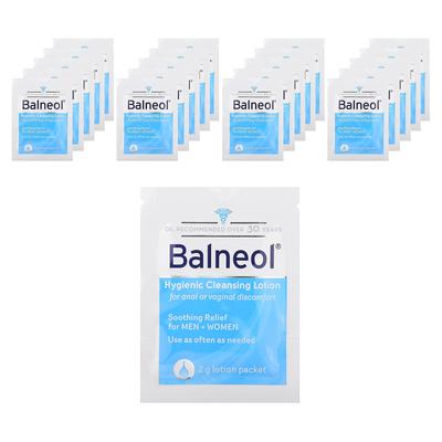 Balneol, Hygienic Cleansing Lotion, 20 Packs, 2g Each