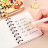 Eye-catching Stationery 2Pcs Capybara Mini Spiral Notebooks A7 3.2 x 4.1 Inch 80 Notebook Blank Pages Journal Portable Cute Memo Pads for School Kids