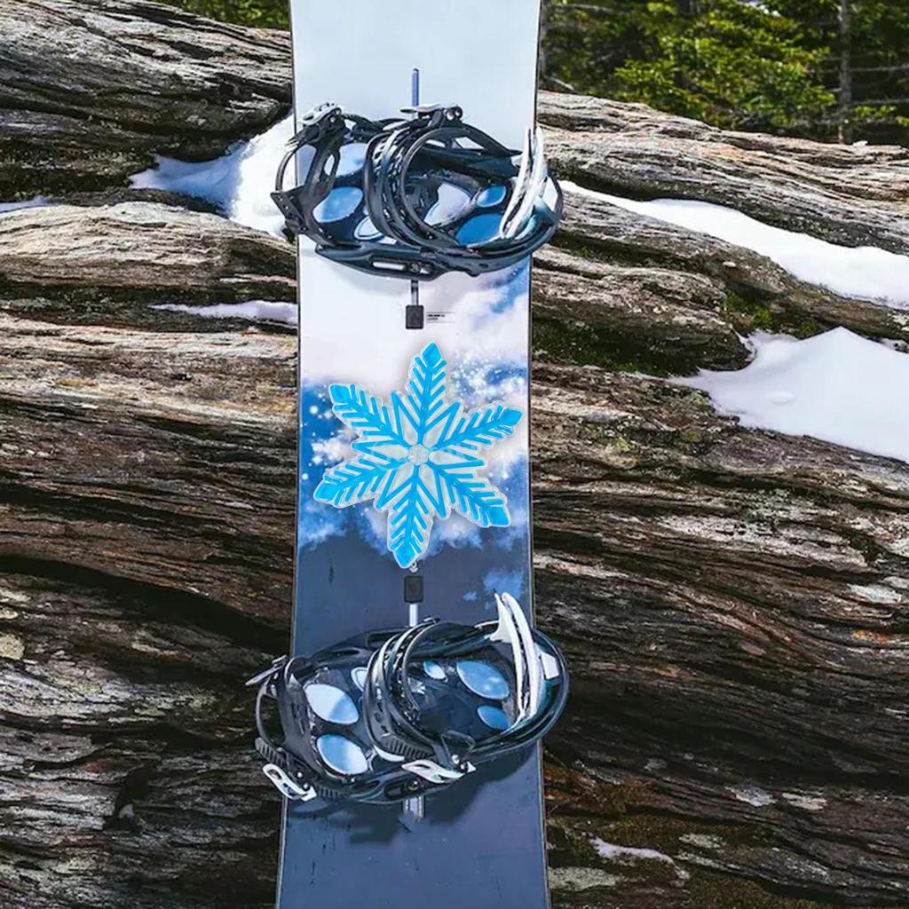 3D Vločka Snowboardingová Stomp Podložka Příslušenství Protiskluzový PVC Materiál pro Zlepšení Odolnosti proti Smyku Odolná Vynikající Lehká
