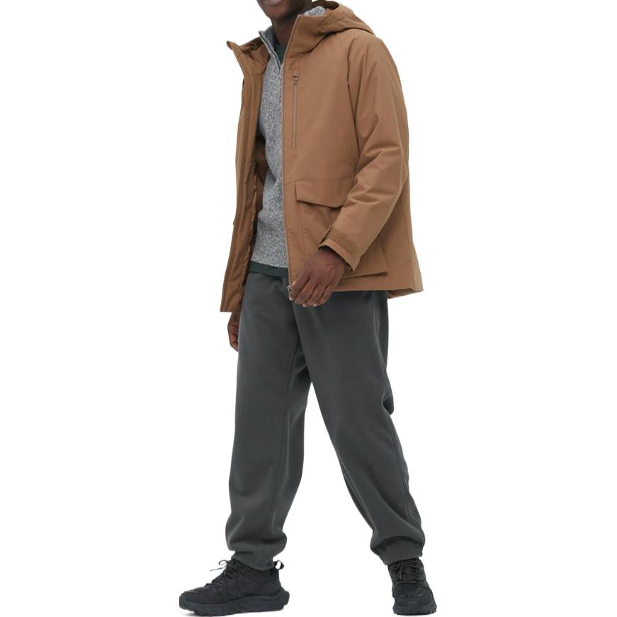 Uniqlo Düz Bacak Orta Bel Günlük Pantolon Erkek Alt Giyim Düz Renk Gri 453318-08