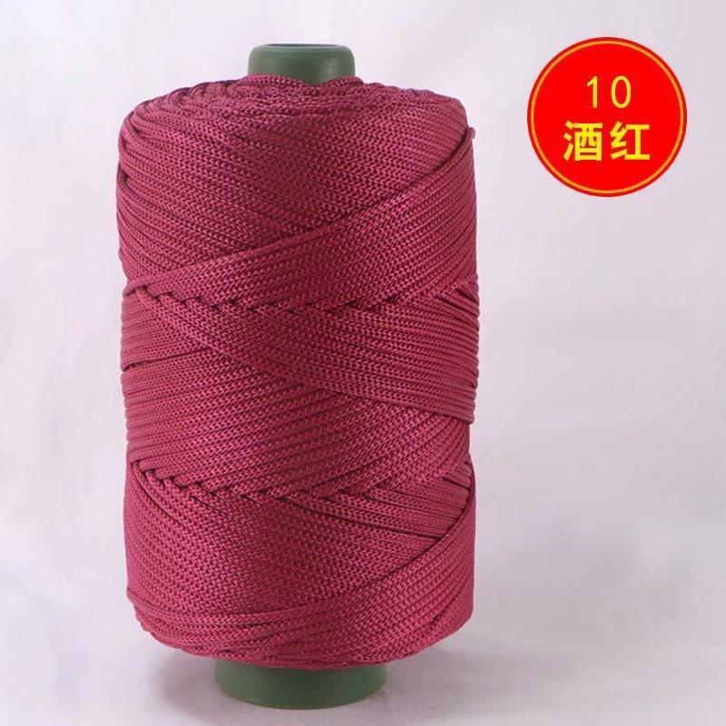 1Pcs 200g Light Body Silk, Hemp Thread, Ice Silk Thread, Bucket Packaging, Hand Woven, Knitted, Hollow Thread Hook Bag