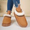 Winter Warm Short Boot Shoes Plush Soft and Skin-friendly Women Shoes