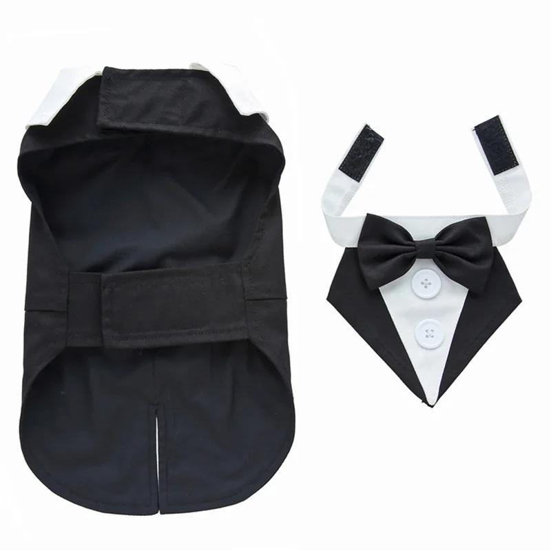 Luxurious Male Pet Costume for Small Dogs High Quality Puppy Dog Tailcoat Suit Dress Chihuahua Maltese Mascotas Wedding Clothing
