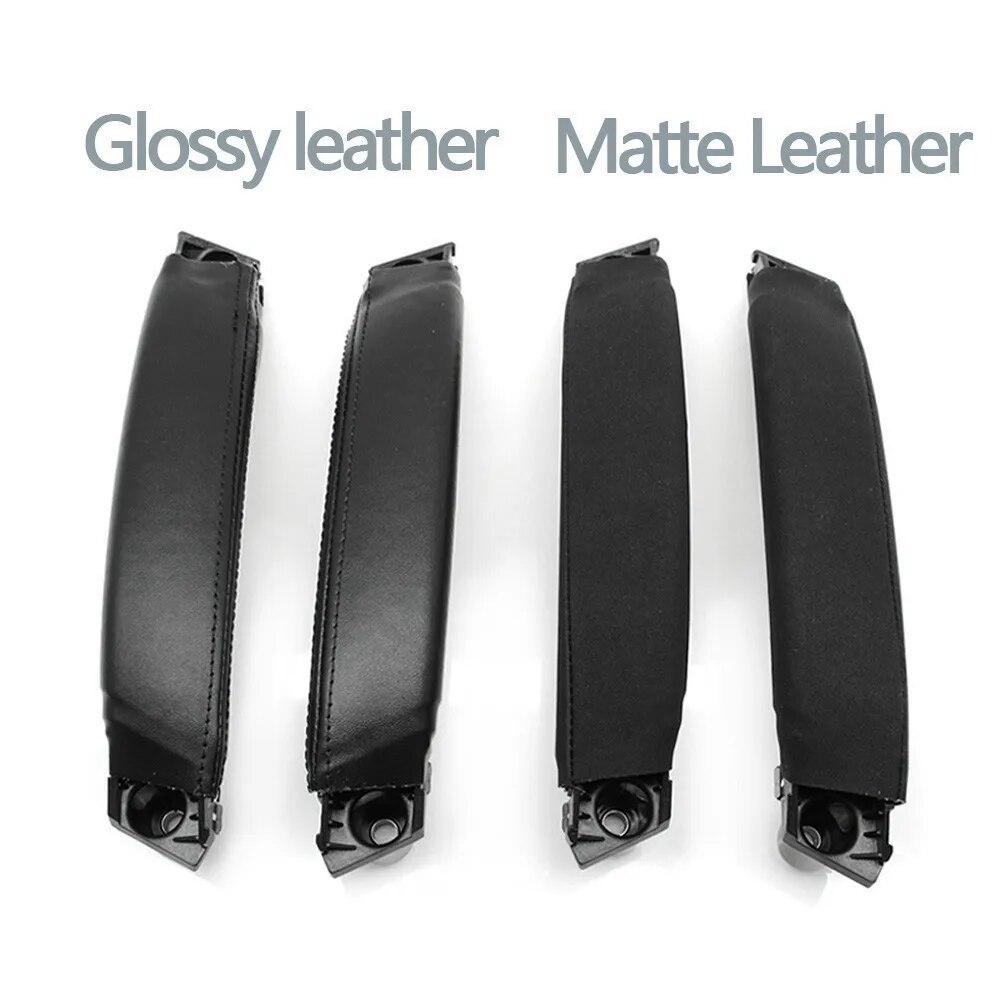 Left Right Car Interior Leather Door Handle for Land Rover Discovery Freelander 2015- Inner Door Panel Handle Pull