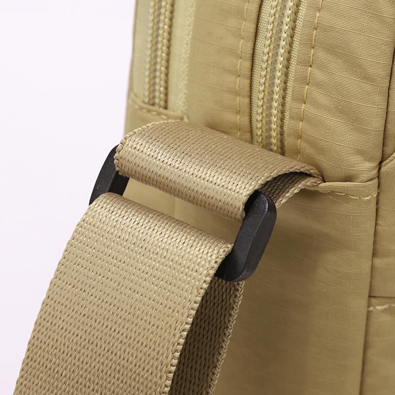 Lightweight Nylon Crossbody Bag with Front Flap Snap Closure Casual Mini Shoulder Purse for Daily Travel