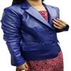 Women's Blazer Leather Jacket,red Leather jacket,Business Meeting COut,100% Genuine Leather Jacket,For Women,High-Quality ,Real Sheepskin
