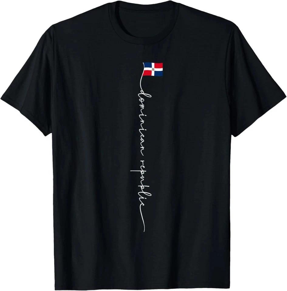 Dominican Republic Signature Dominican Republic Flag T- Shirt XL