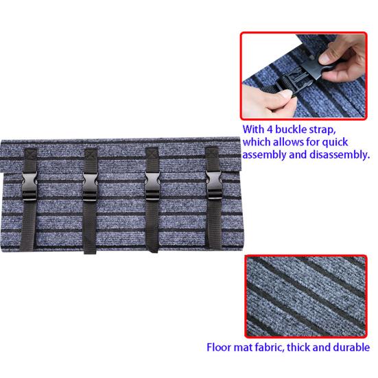 RV Step Cover Wear Resistant Anti-Slip Design Washable Easy to Clean Universal Fit RV Step Rug Stair Cover Protector