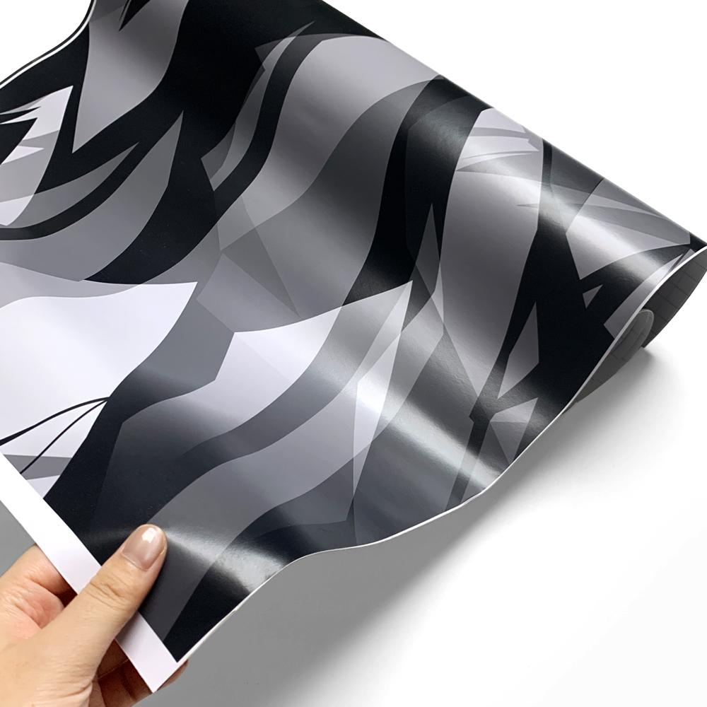 

Camouflage Vinyl Wrap Films Car Sticker Bubble Free Foil Gun Sticker Self-adhesive Car Camo Woodland Natural Decal Decoration 10cmx150cm чёрный