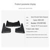 Mitsubishi Pajero V73/V97/V93 Car Mudguards: Soft Rubber Flaps for Modification