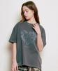 WILDROCK Hollysheesh Dreamist Heart Pigment Oversized Short Sleeve T-Shirt_6 Colors (Crop Included) (Type B)