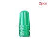 Presta Bicycle Valve Cap Cnc Aluminum Alloy Valve Cover For French Valve With Stainless Steel Material