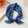 Fashion Women Printing Cotton Linen Small Square Scarf Scarf Women's Versatile Paisley Scarf Head Band Hair Accessories