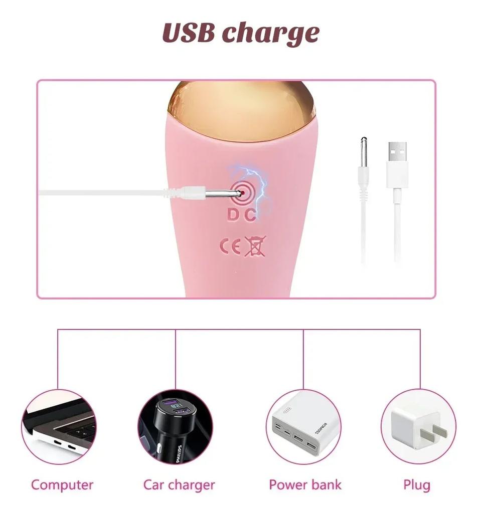 10 Speeds Heating AV Vibrators Magic Wand Vibrators Clitoral Stimulators Vaginal G-spot Massagers Women's Masturbators Sex Toys