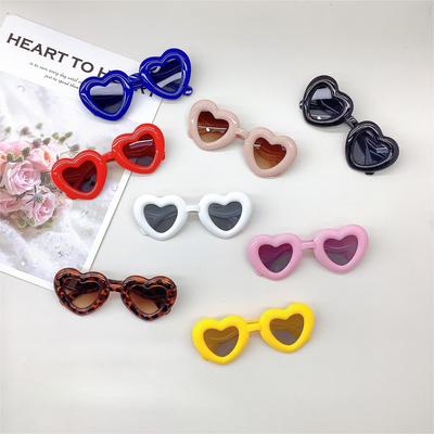 Niedliche Liebe Kinder Sonnenbrille Mädchen Dekoration Pausbackig Sonnenschutz UV-Schutz Sonnenbrille Party Jungen Brille