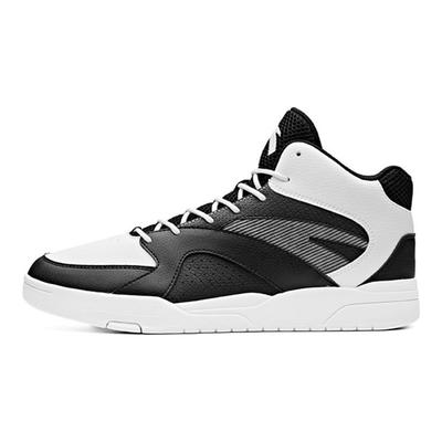 Lifestyle Series Non-Slip Wear-Resistant High-Top Skate Shoes Men Sneakers Black White 11911811-5