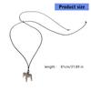 Elegant Silver Horse Pendant Necklace For Women Stylish Charm Jewellery Perfect Gift Long Sweater Chain