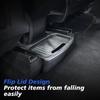 Rear Seat Storage Box for Tesla New Model Y 2025-2020 Launch Juniper Organizer Bins Backseat Trash Can Garbage Bag Tray
