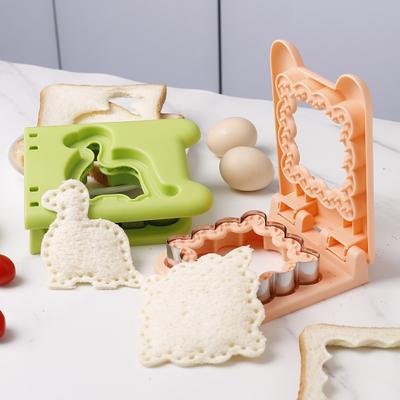 Tagliapane Dinosauro Tagliabiscotti Stampo Colazione Acciaio Inossidabile Sagoma Pane Antiaderente Sigillatore per Sandwich per Scatole da Pranzo per Bambini