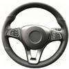 Autolenkradbezug für Mercedes Benz W176 W246 W205 C117 C218 X218 W213 X156 X253 W166 X166 EQV W447 Handgenähtes Leder