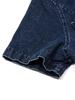 Women's Denim Skirt Dress: Short Sleeve, Cardigan Style with Cinched Waist and Pockets