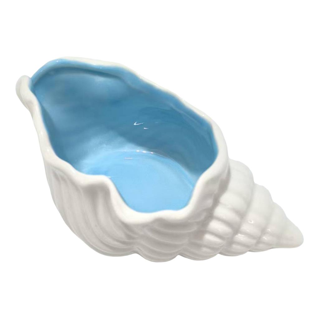 Ceramic Jewelry Storage Holder Multi-Purpose Decorative Ring Trinket Tray Cute Ocean Trinket Plate Watch Keys Candle Holders