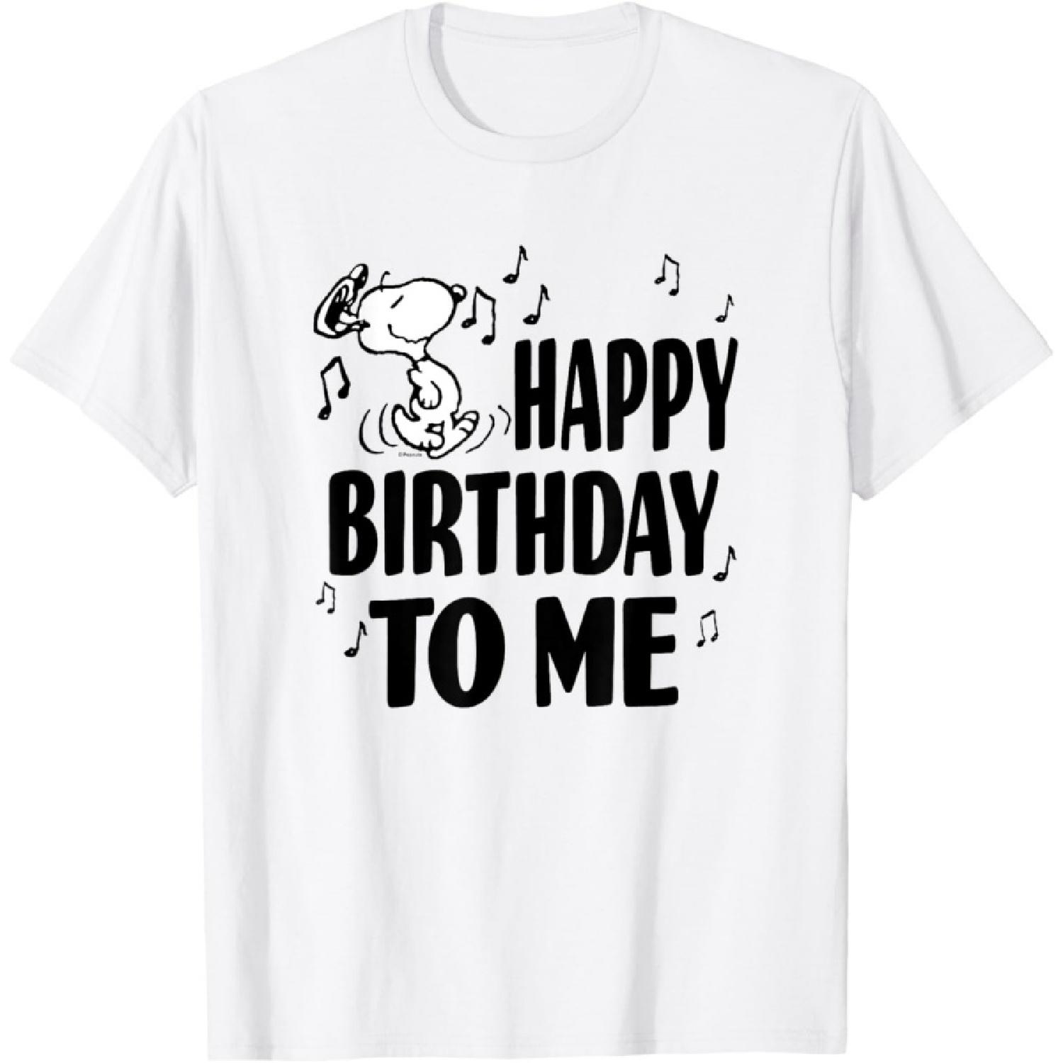 Peanuts - Happy Birthday To Me T-Shirt XXXXXL белый